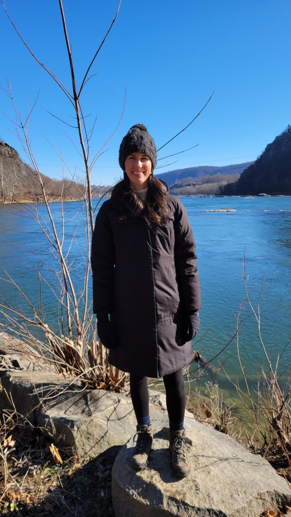 Standing on the point where the 2 rivers meet